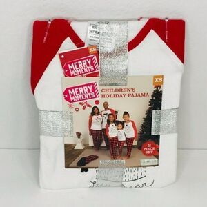 New! Merry Moments Holiday Christmas Little Bear Kid’s Matching Pajamas